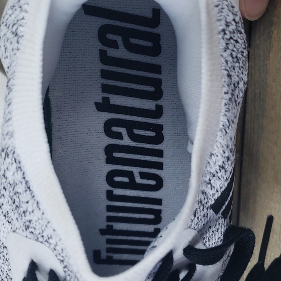 adidas Futurenatural Women's Seamless Running Shoes  Black White - Picture 10 of 10